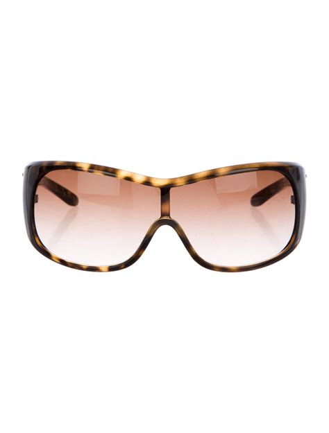 prada shield sunglasses tortoise shell gold